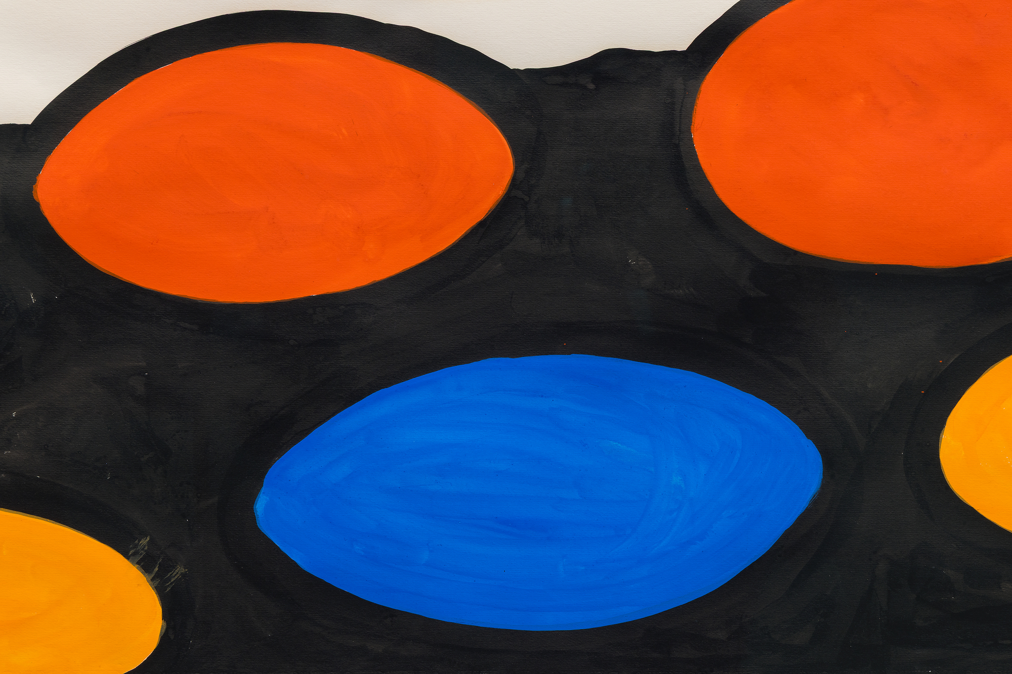 ALEXANDER CALDER - Soucoupes Volantes ALEXANDER CALDER - Soucoupes Volantes - gouache - 29 3/8 x 43 1/4 in.