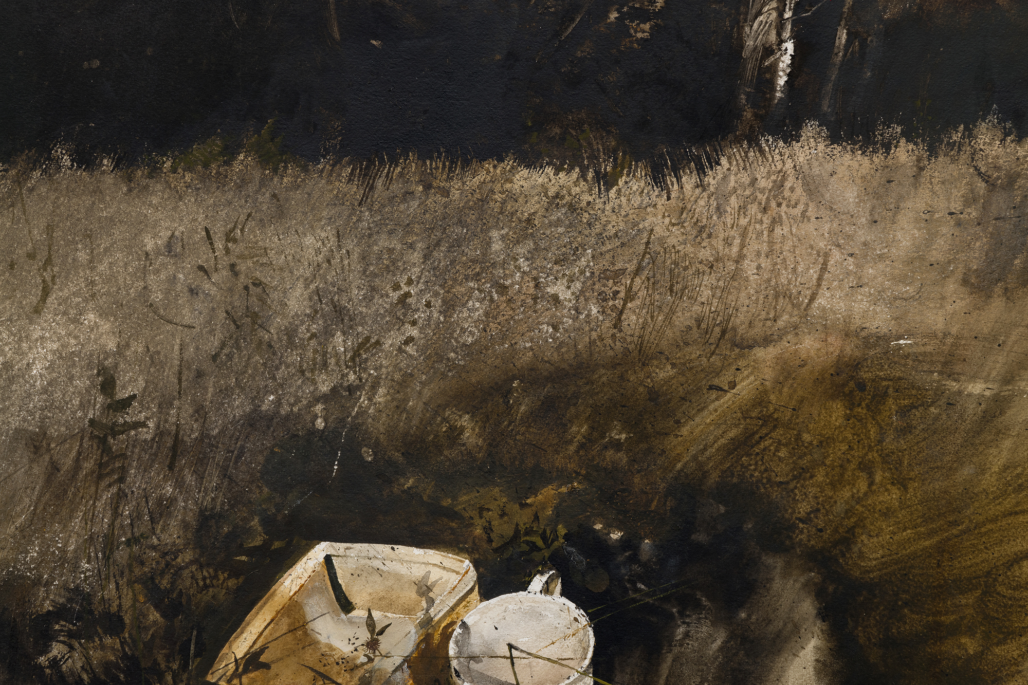 ANDREW WYETH - Quart and a Half - watercolor on paper - 21 x 29 1/4 in.