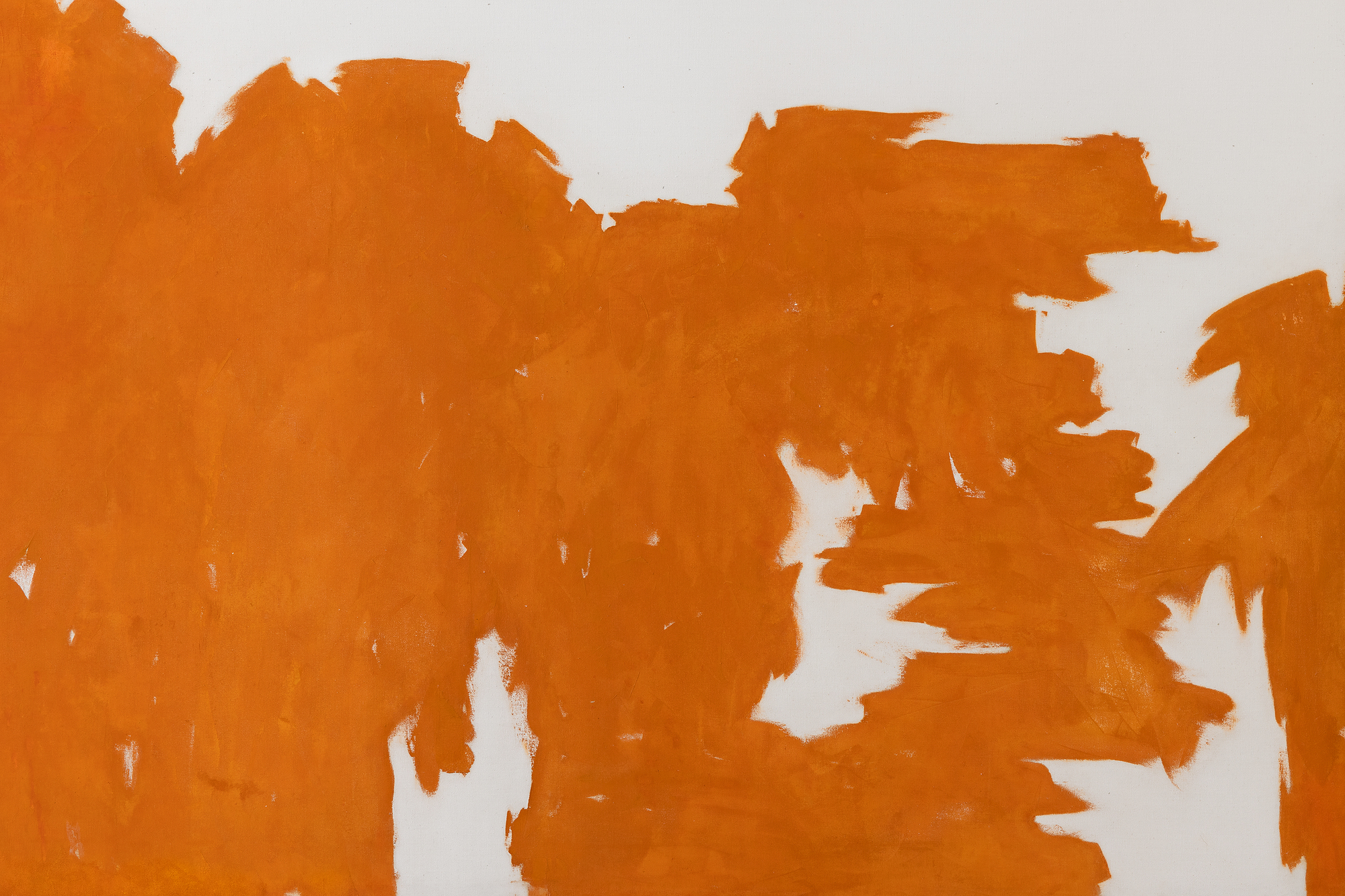 <div><font face=Lato size=3 color=black>Clyfford Still occupies a monumental position in the history of modern art, often heralded as the earliest pure abstract painter to work on an expansive scale. By the early 1940s, Still had already arrived at a radically abstract visual language that transcended the aesthetic frameworks of his peers, rejecting representational imagery and producing canvases that were immense in size and conceptual ambition. Pollock famously confessed that “Still makes the rest of us look academic,” and Rothko once kept a Still painting in his bedroom as a guiding inspiration. His work was, as critic Clement Greenberg remarked, “estranging and upsetting” in its genuine originality, a raw and elemental confrontation of form and color that defied conventional expectations.<br>
<br></font></div>
<br>
<br><div><font face=Lato size=3 color=black>For viewers familiar with Still’s oeuvre, his paintings typically evoke a powerful physicality: vast canvases covered in richly textured layers of pigment—earthy blacks, ochres, siennas, and cadmiums—applied with a trowel-like rigor that recalls weathered geological formations. These thickly encrusted surfaces often alternate with more thinly painted passages, all juxtaposed against large swaths of bare canvas that lend his compositions a sense of immense scale and open-ended possibility. This aesthetic, rooted in the grandeur of raw and elemental presence, often manifests as jagged, opaque forms whose stark contrasts convey a primal energy.<br>
<br></font></div>
<br>
<br><div><font face=Lato size=3 color=black><em>“PH-589”,</em> on the other hand, marks a transition in Still’s career, where his already profound engagement with abstraction began to evolve toward greater spareness and a deeper exploration of the expressive potential of voids and open space. Painted in 1959, the expected density of his earlier surfaces gives way to a lighter touch and a more restrained use of paint. Against largely unpainted ground, two jagged shapes of continental significance hang suspended, their edges torn and irregular, as if wrested from the canvas itself. The bare canvas, which had served as a compositional counterpoint in Still’s earlier works, now asserts itself as a dominant feature, heightening the power of the painted forms while introducing an ethereal sense of light and space.<br>
<br></font></div>
<br>
<br><div><font face=Lato size=3 color=black>This shift was both aesthetic and philosophical. By the late 1950s, Still had grown increasingly disenchanted with the art world, distancing himself from its commercial and critical structures<em>. “PH-589”</em> is an anticipatory event before his move to rural Maryland in 1961 that coincided with a period of introspection and formal refinement when Still began to strip his compositions down to their essential elements. As Still explained, he sought to fuse color, texture, and form into “a living spirit,” transcending their materiality to evoke the human capacity for transcendence.</font></div>
<br>
<br><div><font face=Lato size=3 color=black><br>
<br>This painting signals the burgeoning openness of Still’s later works, where the interplay of painted forms and unpainted ground would become a defining characteristic. By the 1960s and 1970s, Still’s palette grew lighter, his gestures sparser, and his use of emptiness more deliberate, creating compositions that were at once monumental and ephemeral. Yet the seeds of that evolution are already present here in the restrained yet powerful interplay of color and space. His revolutionary approach to abstraction—both in scale and in spirit—provided a foundation upon which the Abstract Expressionists built their legacy. At the same time, his work resists easy interpretation, demanding instead an unmediated confrontation with its raw, elemental presence. With its terse eloquence and rhythmic vitality, this painting is both a culmination of Still’s early achievements and a momentous portent of his later innovations.</font></div>