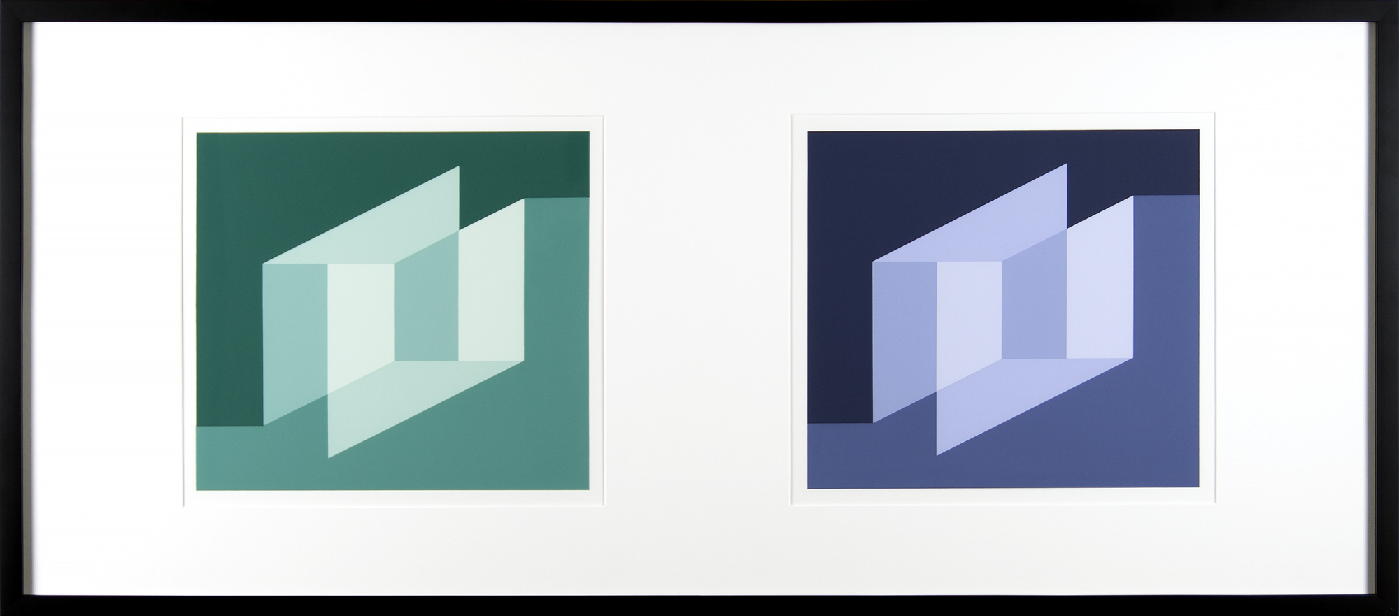 JOSEF ALBERS - Formulation: Articulation - screenprint - 11 5/8 x 12 3/4 in. ea.