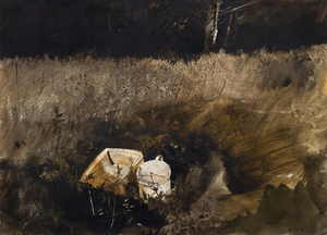 ANDREW WYETH - Quart and a Half - watercolor on paper - 21 x 29 1/4 in.