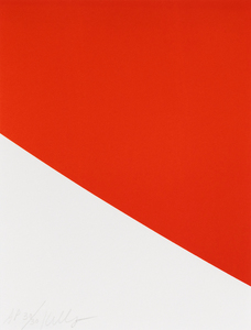 ELLSWORTH KELLY-Red Curve ELLSWORTH KELLY - Red Curve - color lithograph - 10 x 7 1/2 in.