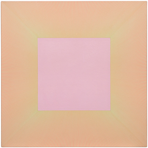 RICHARD ANUSZKIEWICZ - Pale Pink - acrylic - 48 1/4 x 48 1/4 in.