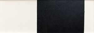 RICHARD SERRA - Cape Breton Horizontal Reversal No. 16 - litho-crayon on two sheets of handmade paper - 19 3/4 x 55 7/8 in.